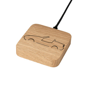 Wireless Charger Blocks BMW Z1 Design (Gravur) [Eiche] Holz