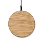 Lade das Bild in den Galerie-Viewer, Wirelesscharger Slim Eiche Oak Holz Kabelos Ladegerät
