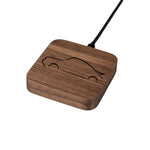 Lade das Bild in den Galerie-Viewer, Wireless Charger Blocks 911 / Elfer Design (Gravur) [Walnuss] Holz
